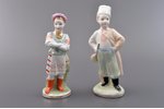 figurine, Ukrainian boy and girl, porcelain, USSR, DZ Dulevo, molder - Asta Brzhezitckaya, the 50ies...