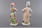 figurine, Ukrainian boy and girl, porcelain, USSR, DZ Dulevo, molder - Asta Brzhezitckaya, the 50ies...