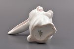 figurine, Laughing Rabbit, porcelain, Germany, Rosenthal, the middle of the 20th cent., 13.1 cm...