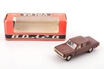 car model, GAZ 24 Volga, metal, Russia, ~1992-1993, box is damaged...