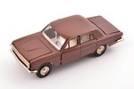 car model, GAZ 24 Volga, metal, Russia, ~1992-1993, box is damaged...