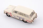 car model, Moskvitch 427 Nr. A4, "Rally service", metal, USSR, 1983...