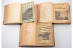 set of 3 books from the series "Jaunais zinātnieks", Nr. 1-30, 1931-1935, Valtera un Rapas akc. sab....