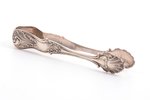 sugar tongs, silver, 84 standard, 54.35 g, 14.8 cm, by Carl Gustav Ekqvist, 1856, St. Petersburg, Ru...